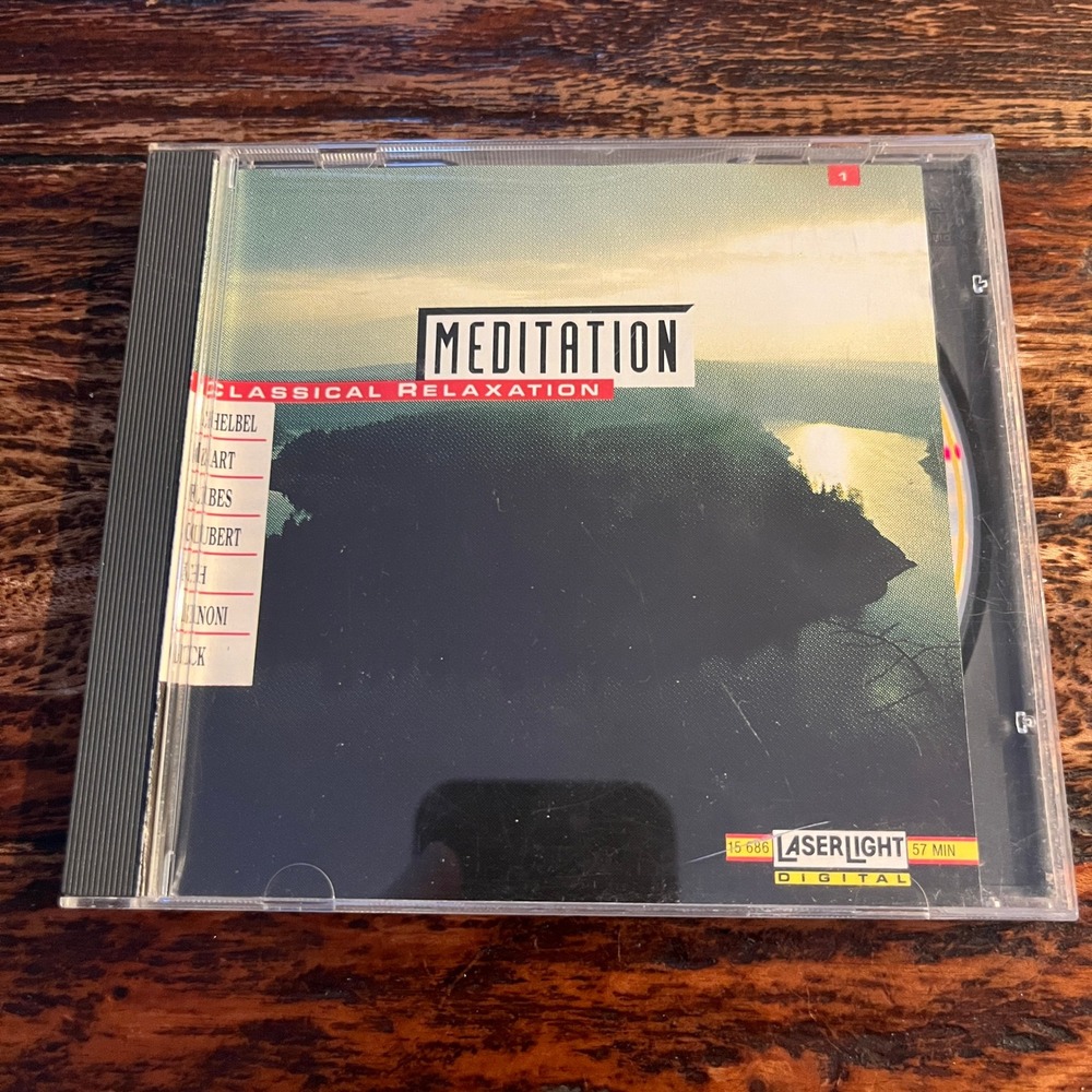 Meditation Classical Relaxation Vol 1 CD LaserLight 1991 Pachelbel Mozart Bach